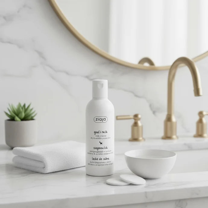 Lotion Démaquillante & Tonique Hydratante au Lait de Chèvre Ziaja – 200 ml