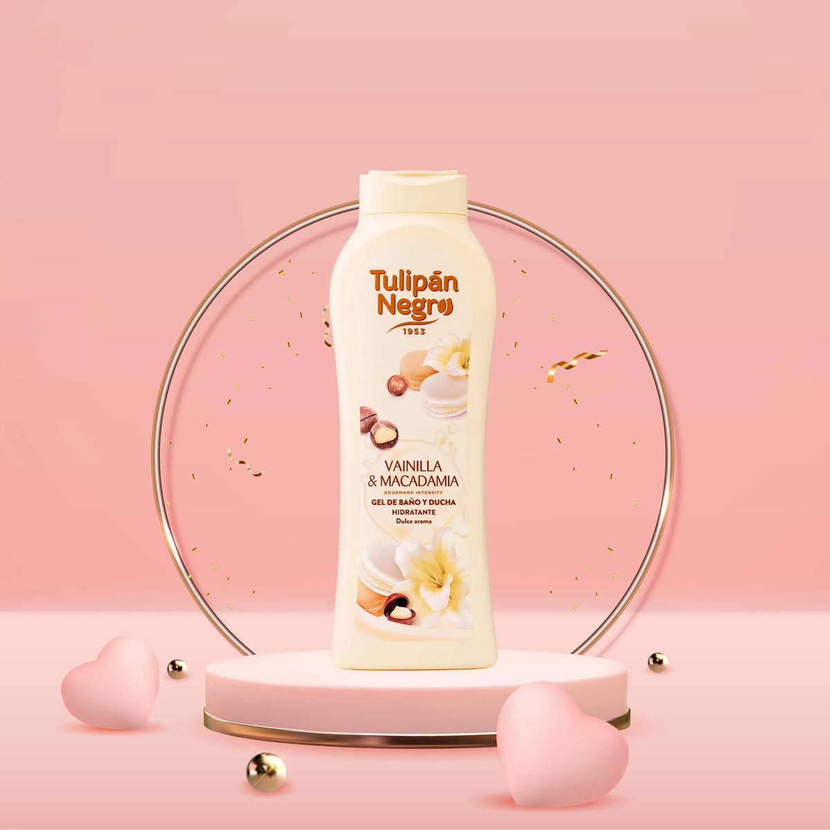 Gel Douche Vanille & Macadamia 650 ml – Soin Douche Gourmand