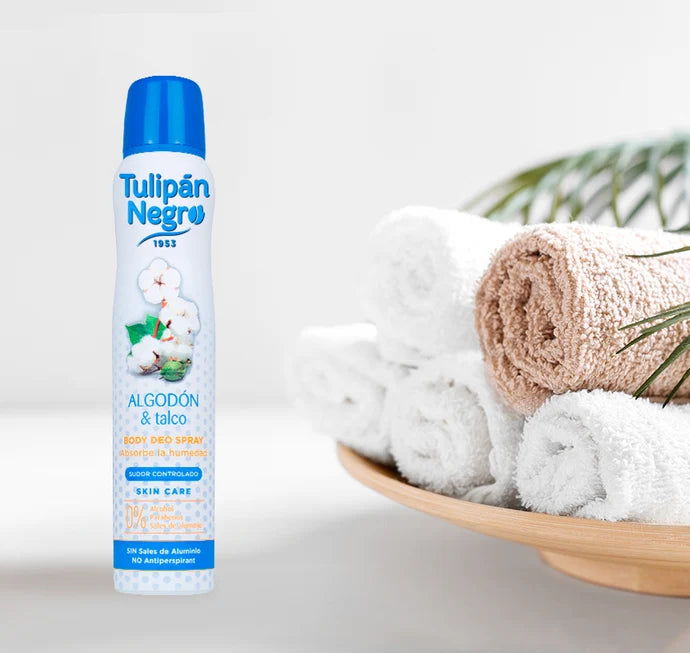 Déodorant Spray Coton Frais & Talc Tulipán Negro 200 ml